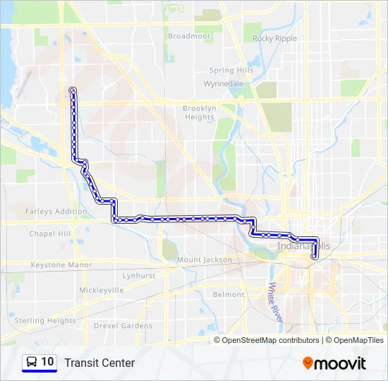 10 Bus Line Map