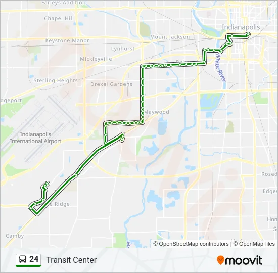 24 Bus Line Map