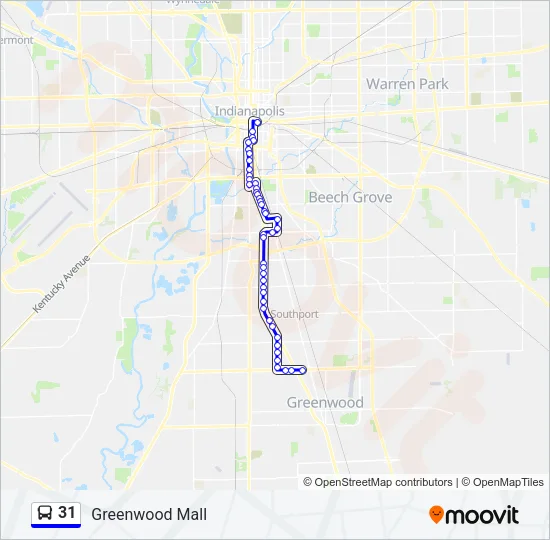 31 Bus Line Map