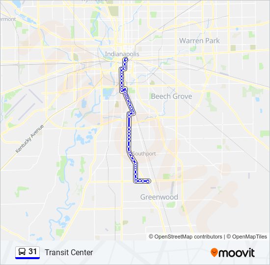 31 bus Line Map