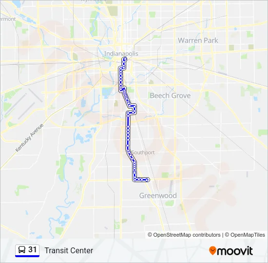 31 Bus Line Map