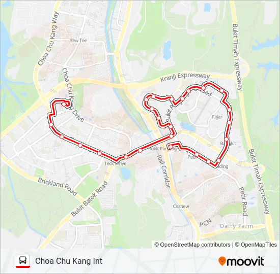 公交976路的线路图
