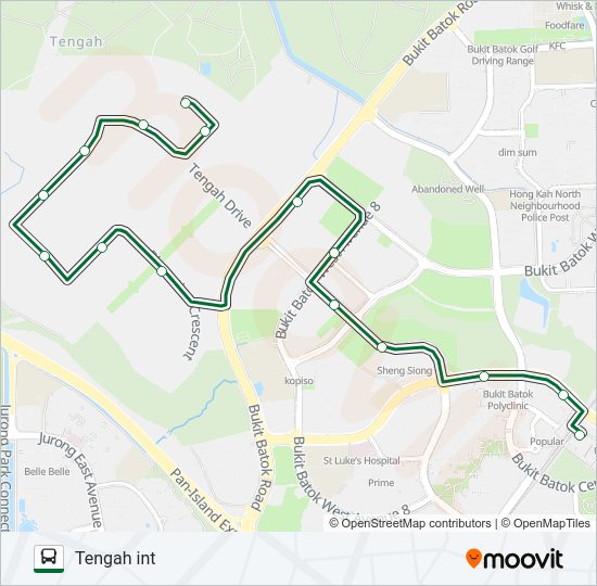 992 Bus Line Map