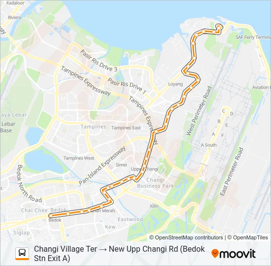 公交2B路的线路图