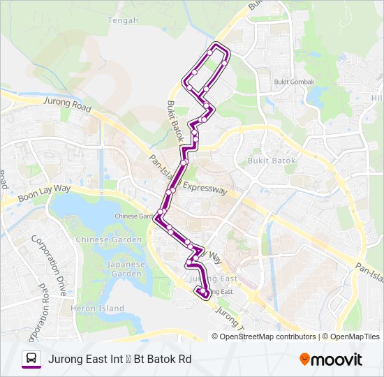 993 Bus Line Map