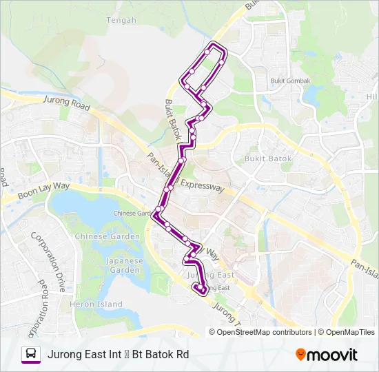 公交993路的线路图