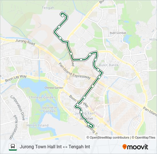 870 bus Line Map