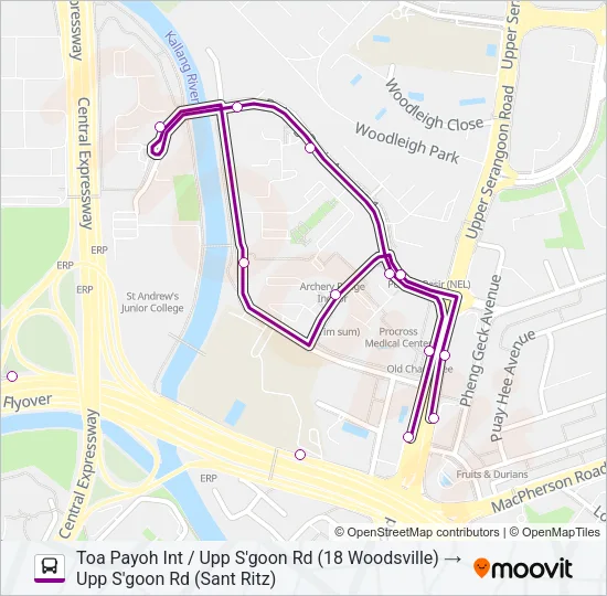 公交142A路的线路图