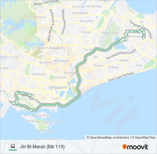 TM 3 bus Line Map