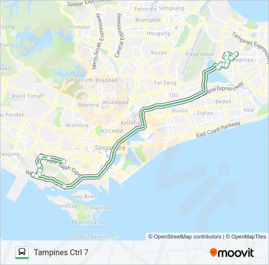 公交TM 3路的线路图