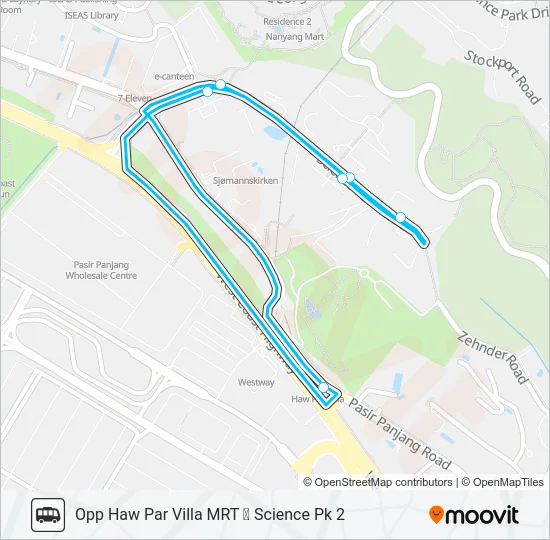 公交SCIENCE PARK 2 SHUTTLE路的线路图