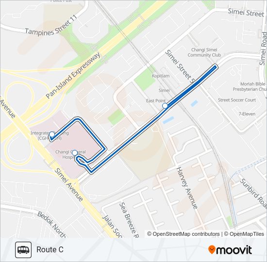 CGH SHUTTLES Bus Line Map