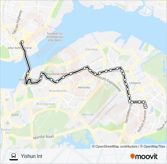 公交AC7路的线路图