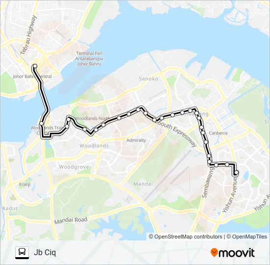 公交AC7路的线路图