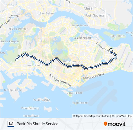 HEARTLAND SHUTTLE TO NTU Bus Line Map
