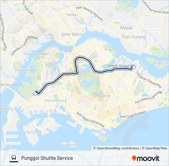 HEARTLAND SHUTTLE TO NTU Bus Line Map
