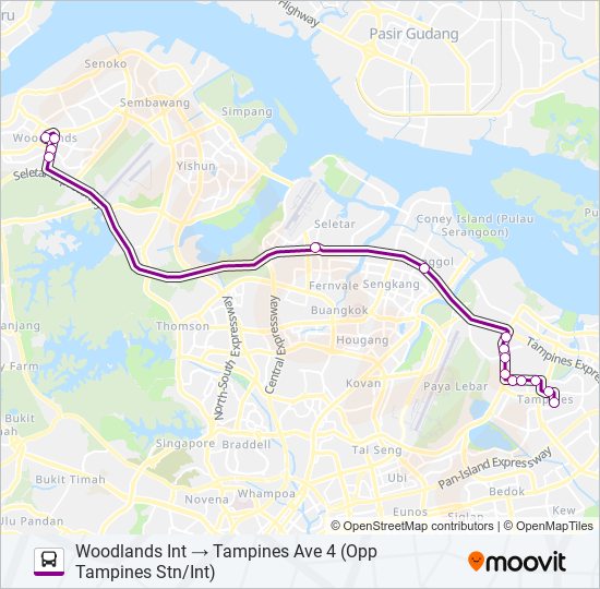 168A bus Line Map