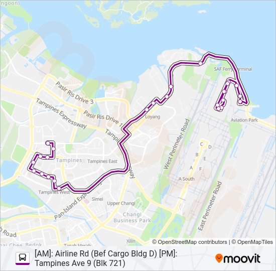LCS1 Bus Line Map