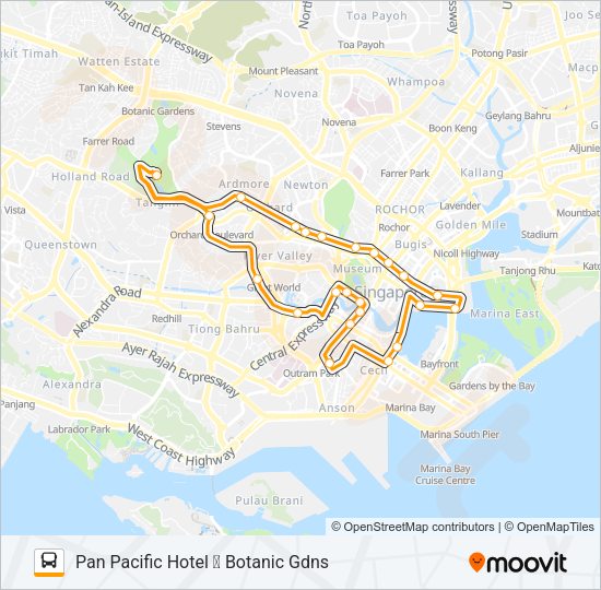 FUNVEE CITY HOP-ON HOP-OFF BUS Bus Line Map