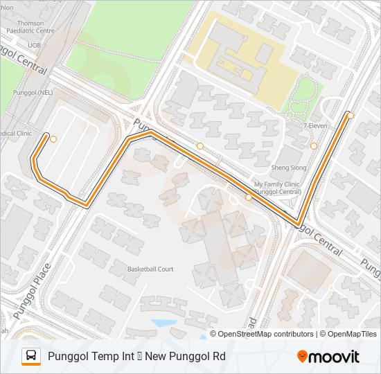 84w Route: Schedules, Stops & Maps - Punggol Temp Int (Updated)