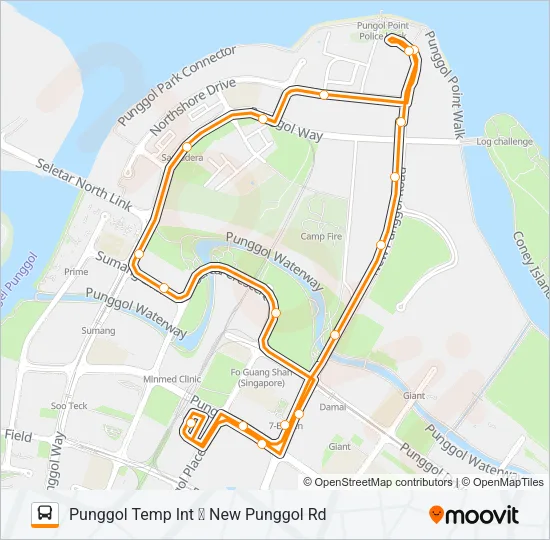 84W Bus Line Map