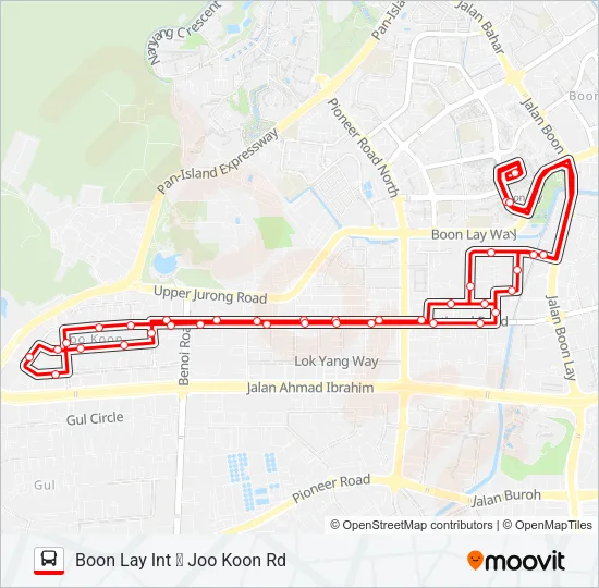 252 Bus Line Map