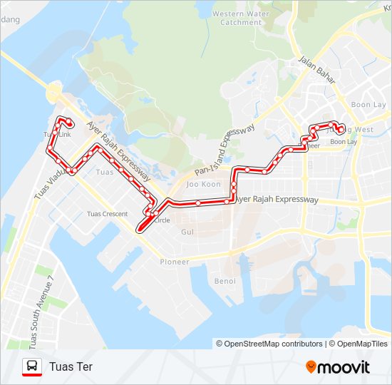 192 Bus Line Map