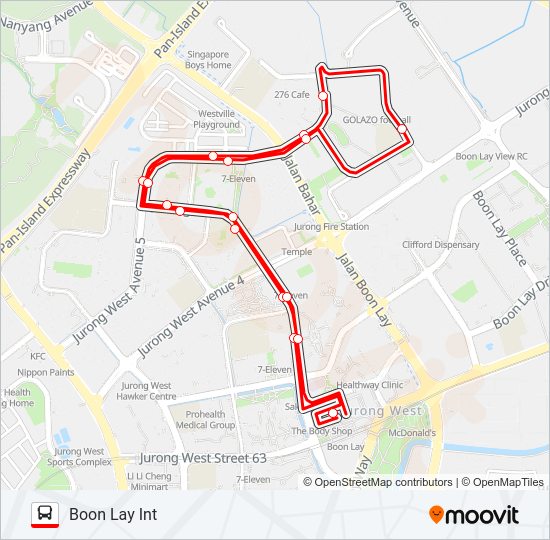 181M bus Line Map