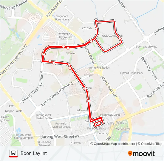 公交181M路的线路图