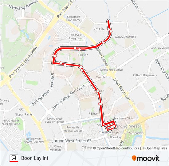 181 Bus Line Map