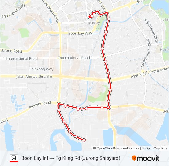 249A Bus Line Map