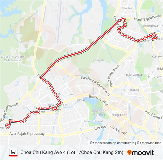 公交974A路的线路图