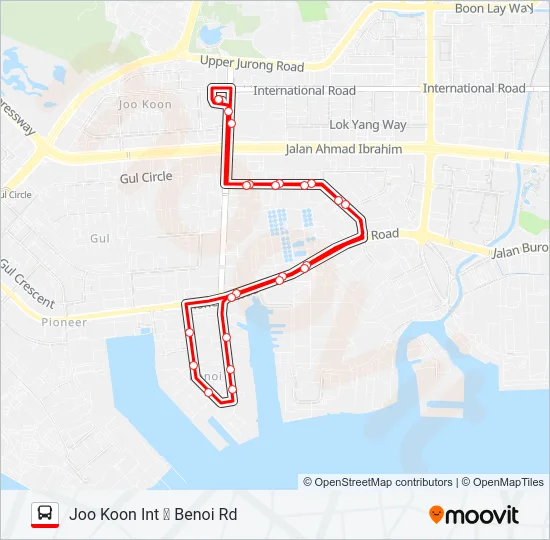 公交253路的线路图