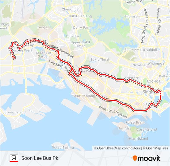502 Bus Line Map