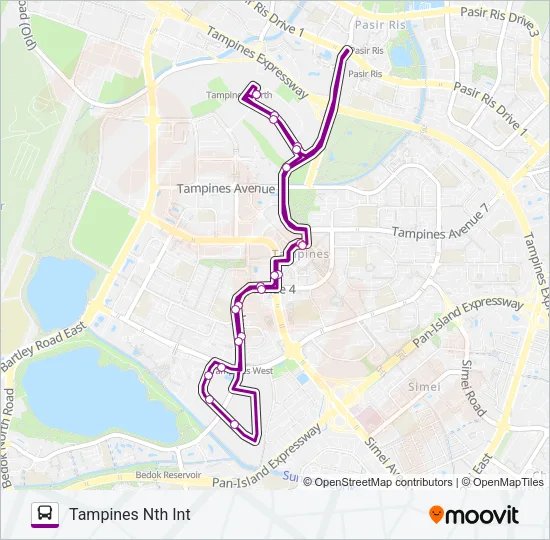公交299路的线路图