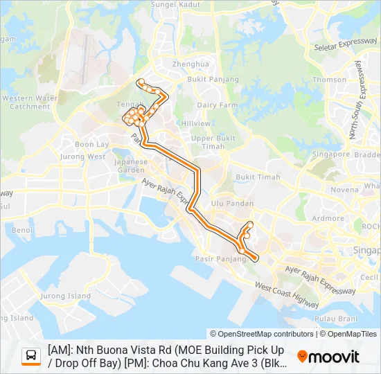 公交721路的线路图