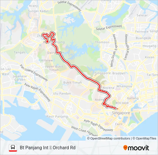 公交972M路的线路图