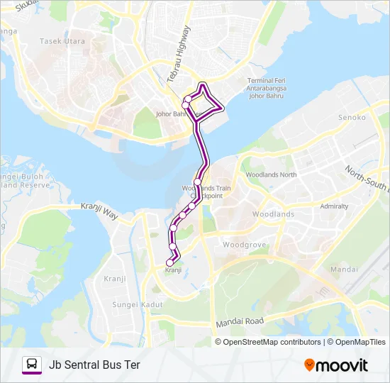 公交170X路的线路图
