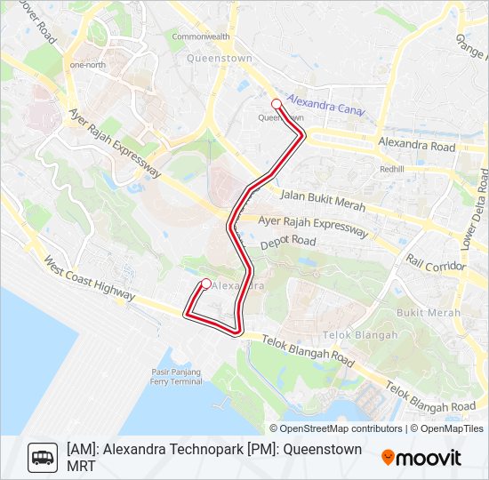 ATP SHUTTLE Bus Line Map