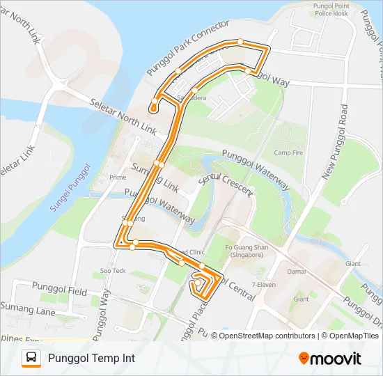 公交384路的线路图