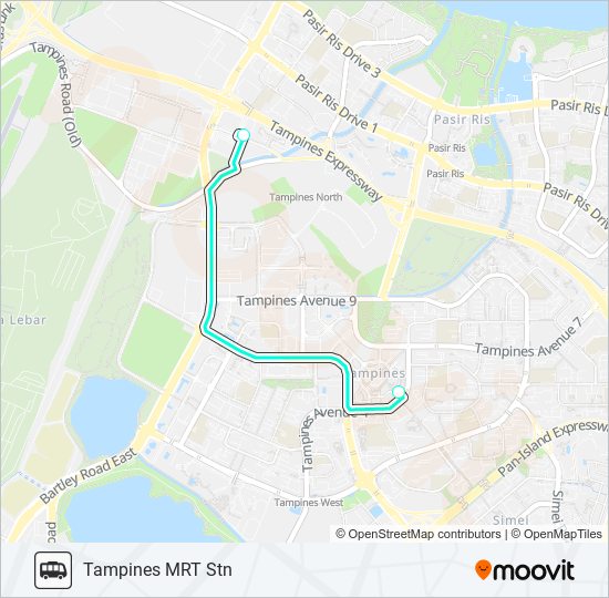 COURTS MEGASTORE SHUTTLE bus Line Map