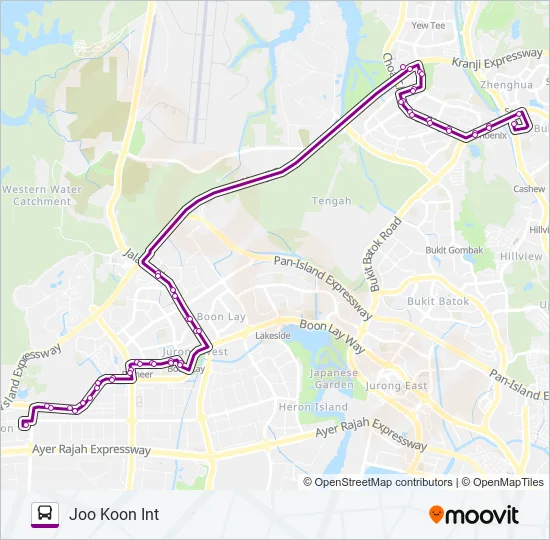 公交974路的线路图