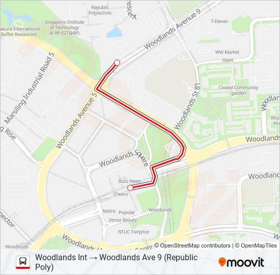 902 bus Line Map