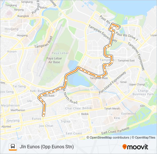 15A bus Line Map