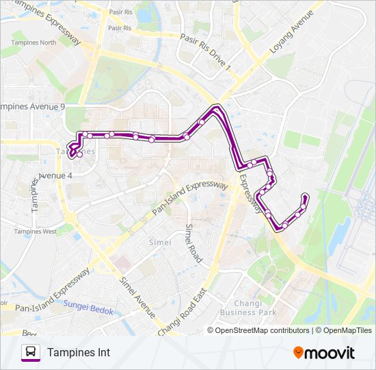 37 bus Line Map