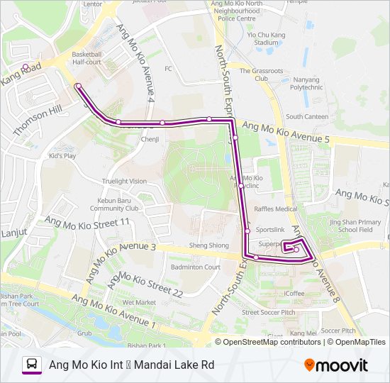 138 Bus Line Map