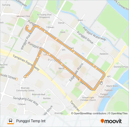 公交83路的线路图