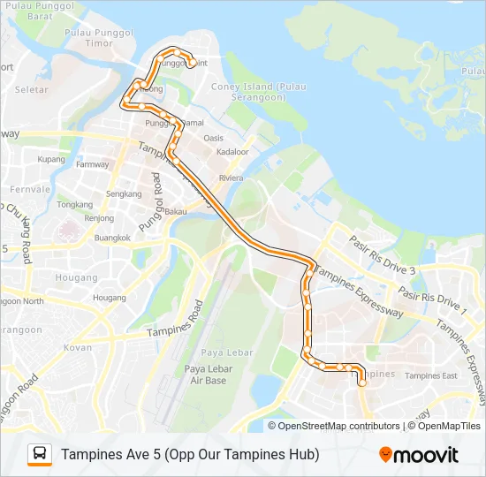 公交34A路的线路图
