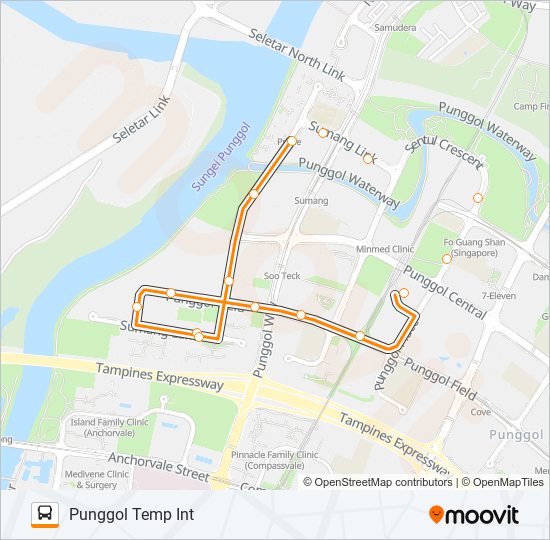 382W bus Line Map