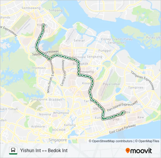 公交854路的线路图